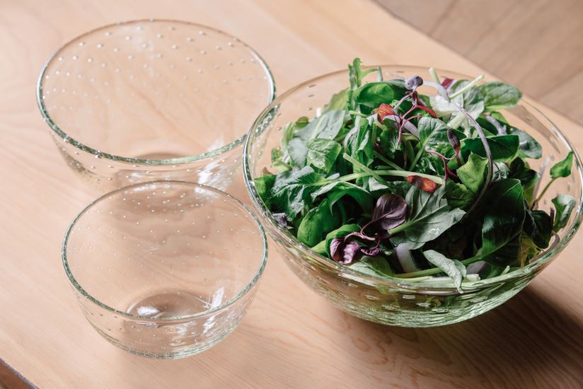 くるみサラダボウル SS | ガラス工房 橙