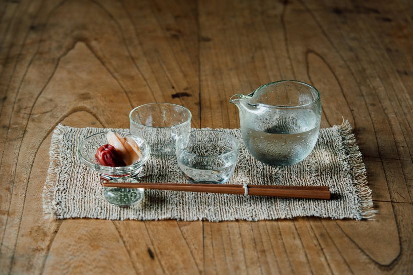 くるみぐいのみ | ガラス工房 橙